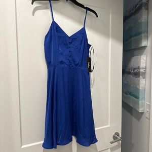 Royal blue dress